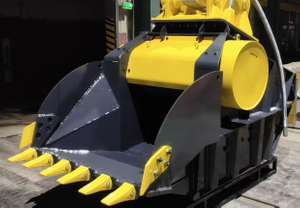 Строительная техника, экскаватор, навесное оборудование Ex1200, 6,7 куб. м., ковш для скал, стандартный, для шахт, сверхмощный, высокая износостойкость