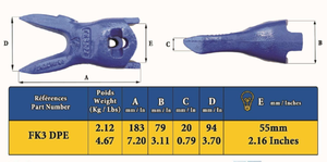 Ковш Feurst FK3 DPE Tiger Tooth