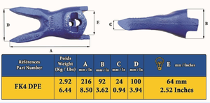 Ковш Furst FK4 DPE Tiger Tooth